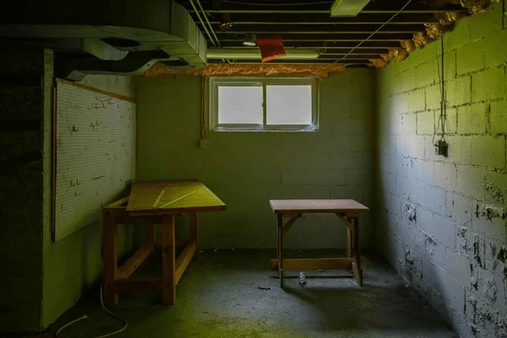 Подвал заброшенного дома