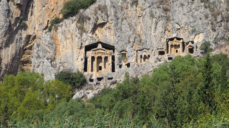 Ликийский саркофаг, турция, археология, ликийские гробницы, город мертвых