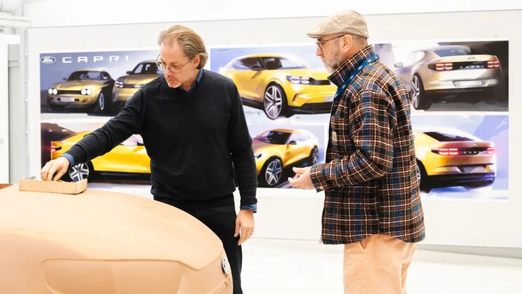 Эрик Кантона, Ford Capri, новый Ford Capri, электромобиль Ford Capri, электромобиль Ford Capri