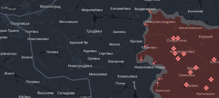 Карта бойових дій