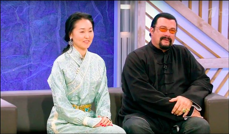 стивен сигал, жена, монголка