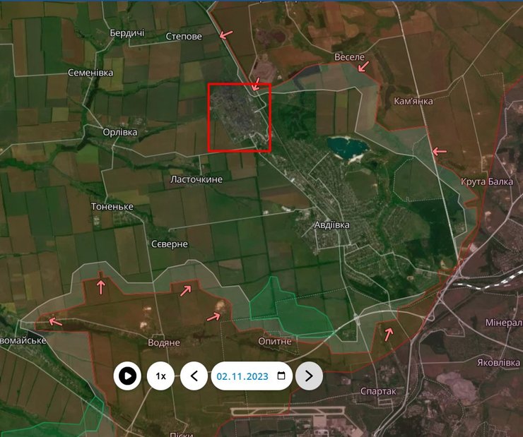 Авдіївський коксохімічний завод на карті