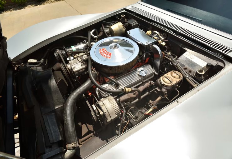 двигун шевроле корвет, Chevrolet Corvette, Chevrolet Corvette 1969, Chevrolet Corvette Stingray, капсула часу