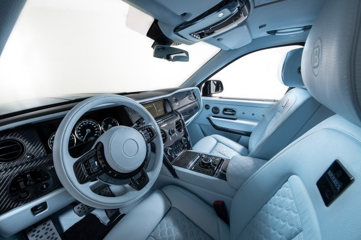 Салон Rolls Royce Cullinan Brabus, кроссовер Rolls Royce, тюнинг Rolls Royce Cullinan