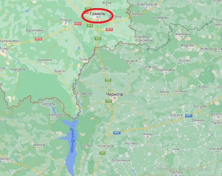 Граница Украины и Беларуси