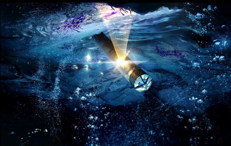 робот, океан, Енцелад