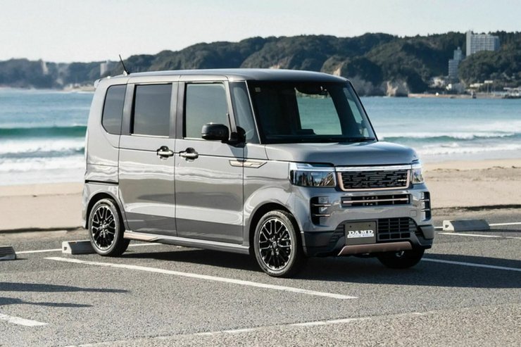 Honda N-Box DAMD, тюнинг Honda, Range Rover