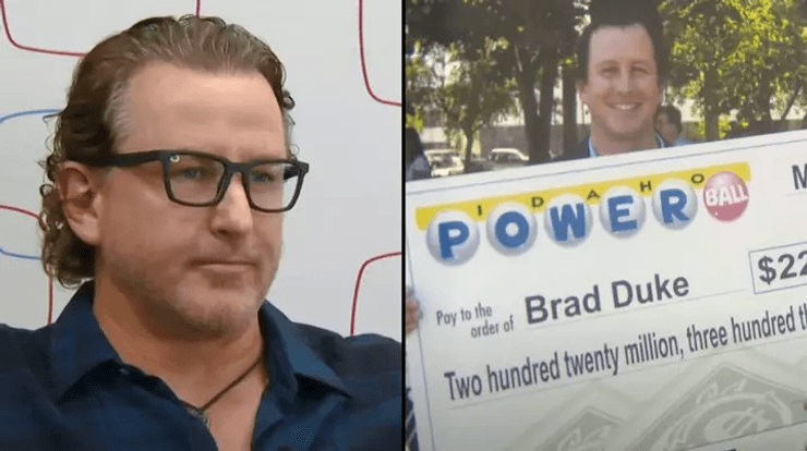 Переможець лотереї, мільйонер, Бред Дюк,