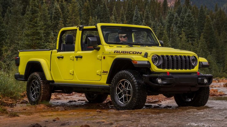 пикап jeep gladiator, Jeep Gladiator 2024, Jeep Gladiator, новый Jeep Gladiator, пикап Jeep