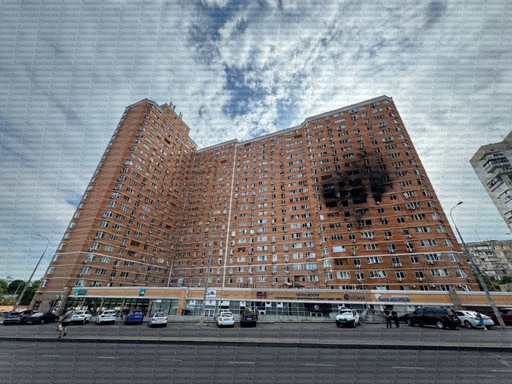 Будинок в Одесі після влучання БПЛА