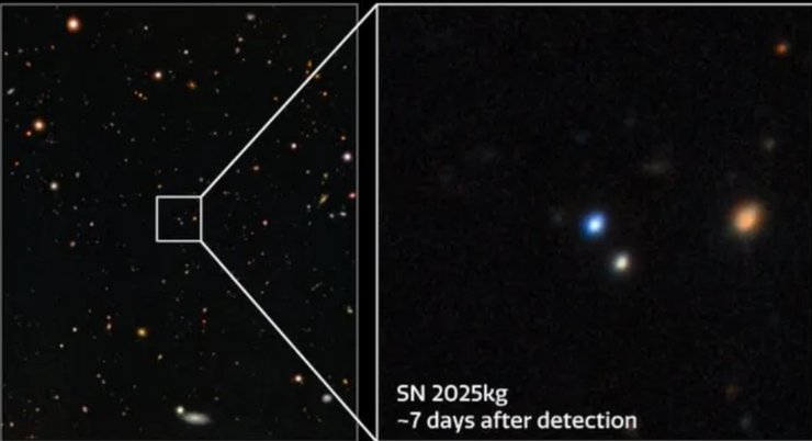 наднова SN 2025kg