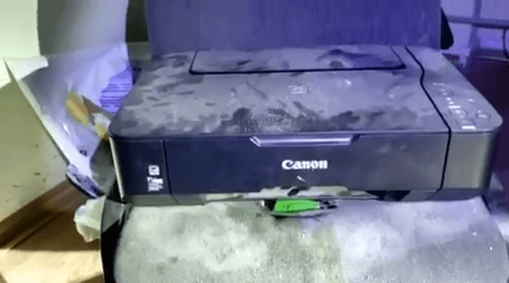 Мина МЛ7, МЛ7, мины в здании сбу