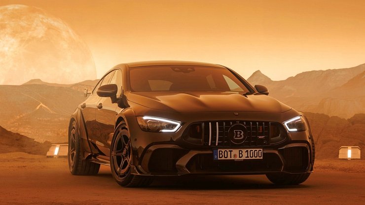 Brabus Rocket 1000, Brabus Rocket, Mercedes-AMG GT, Mercedes Brabus, тюнинг Mercedes, тюнинг Mercedes