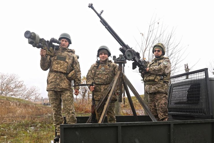 Бойцы ПВО, зенитчики