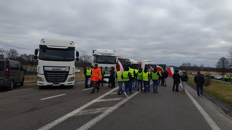 Блокада границы Польши