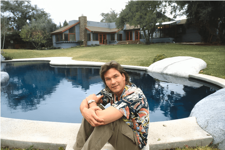 Патрік Свейзі, будинок, басейн, дерева