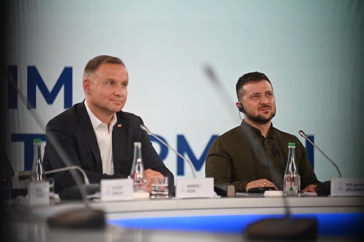 Анджей Дуда, Владимир Зеленский, саммит "Крымская платформа 2022", итоги "Крымской платформы", оккупация Крыма