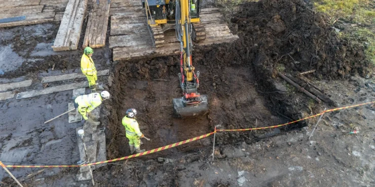 Археологи знайшли поховання на місці колишнього озера