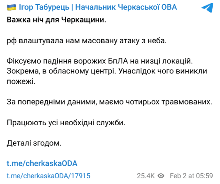 Пост Ігоря Табурця