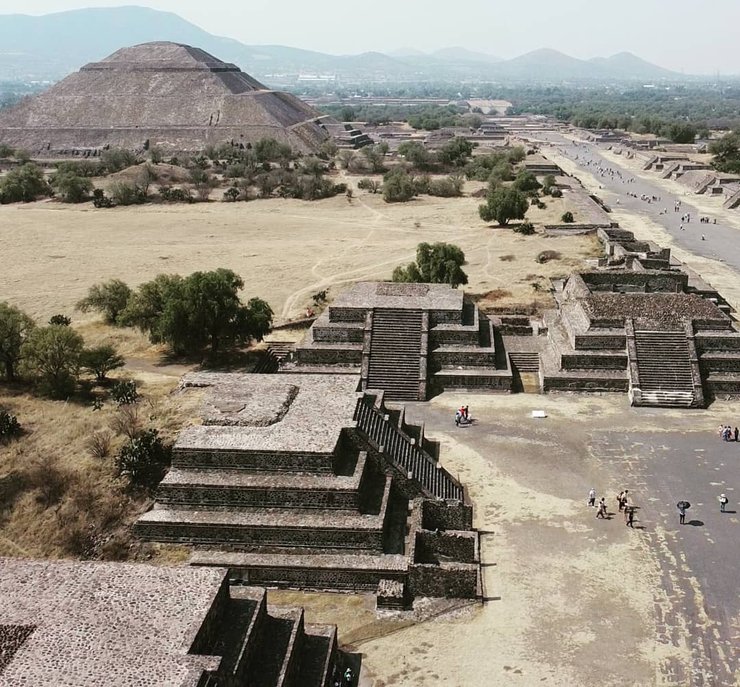 Теотиуакан, Мексика, руины
