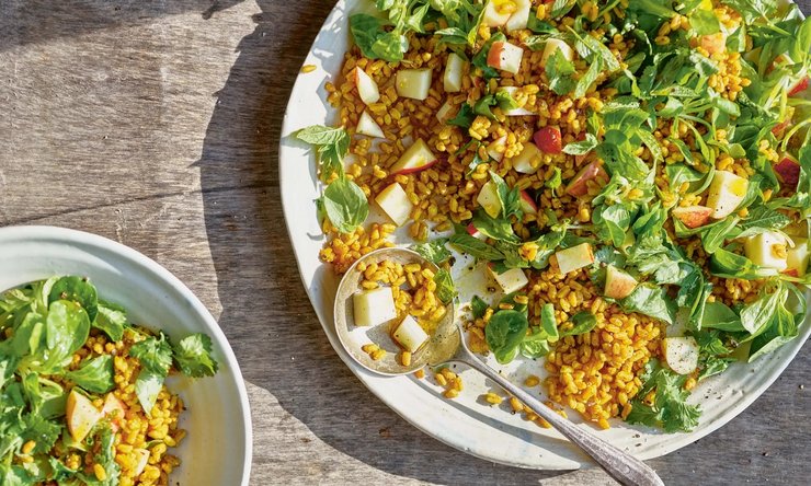 летний салат, рецепт салата, салат из яблок, салат из фенхеля, салаты