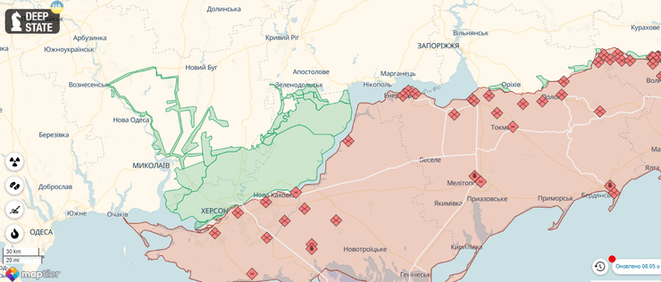 Ситуация на южном фронте