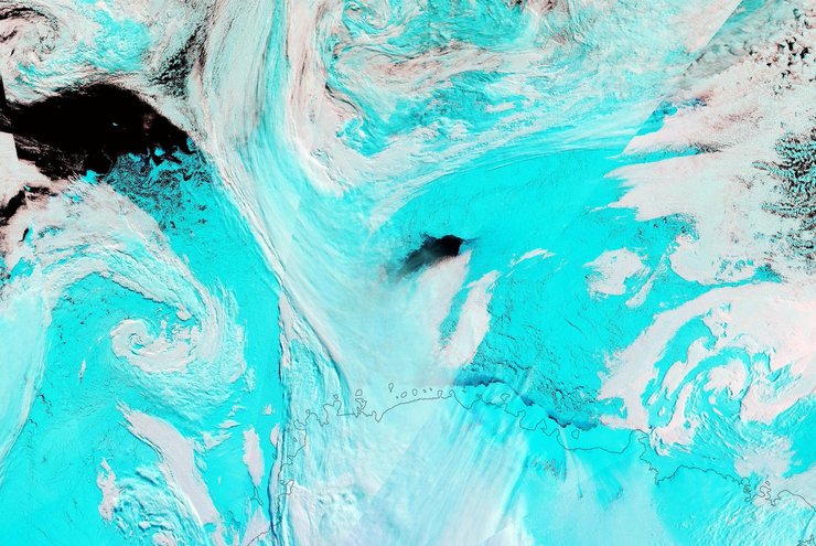 полынья, дыра, Антарктида