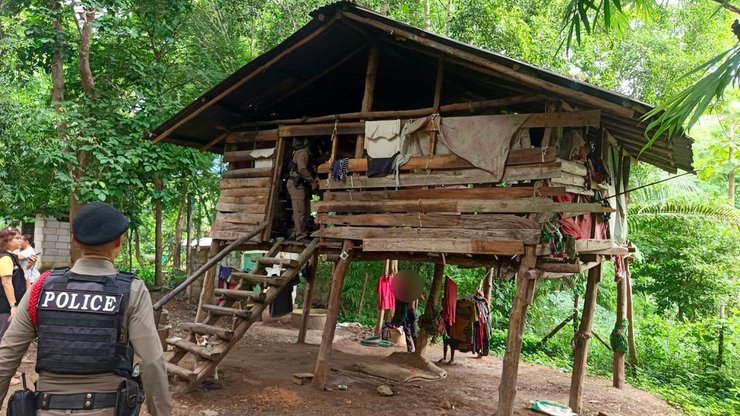 семья, дом, северный таиланд