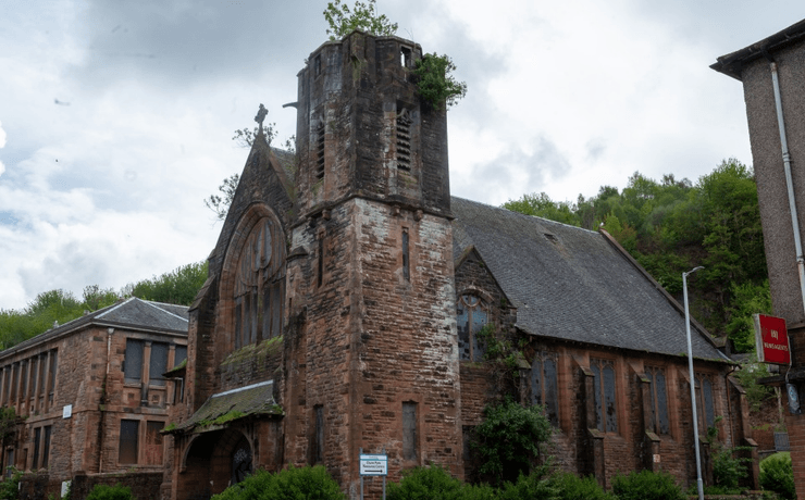 Клун-парк, місто привид, шотландський Чорнобиль, британський Чорнобиль, житловий комплекс,