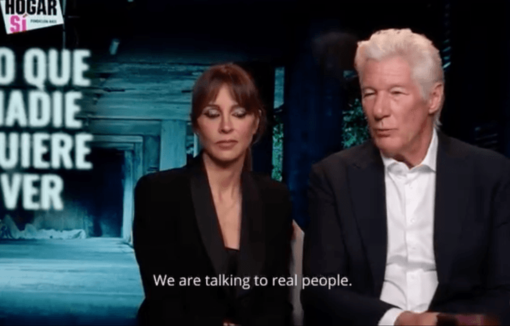 Ричард Гир и Алехандра Сильва