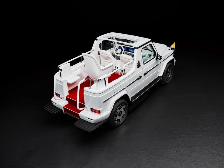 Mercedes G-Class папамобиль папамобиль Гелендваген, Mercedes G-Class, папа Франциск, Папамобили Mercedes