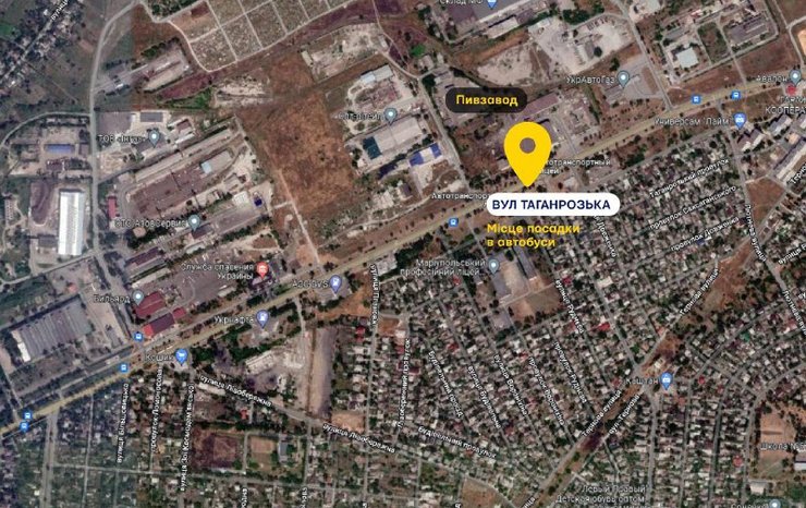 Місце збору на вулиці Таганрозькій