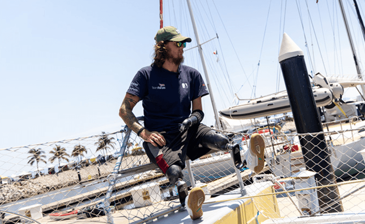 Крейг Вуд на яхте