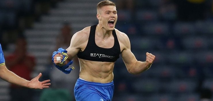 Артем Довбик Сборная Украины Евро-2020