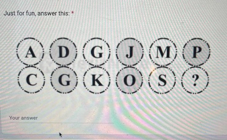 Головоломка, заявление на работу, головоломка с буквами