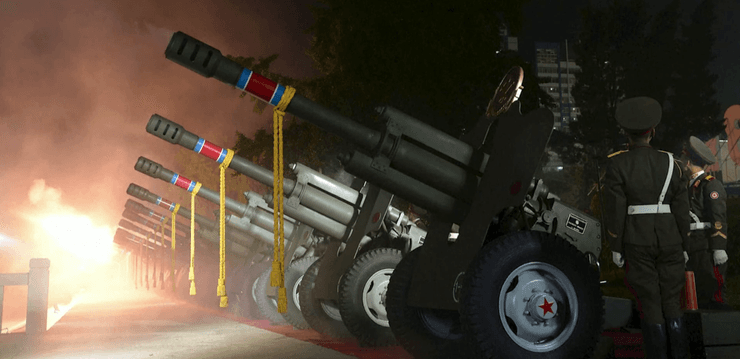 парад в северной корее