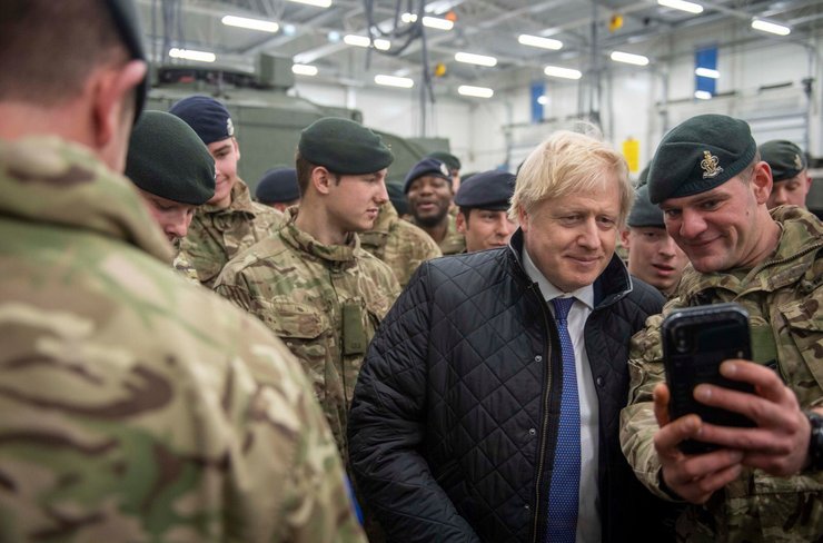 Борис Джонсон, британские военные
