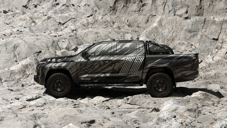 Прототип Mitsubishi L200, Mitsubishi L200 2024, Mitsubishi L200, пикап Mitsubishi L200