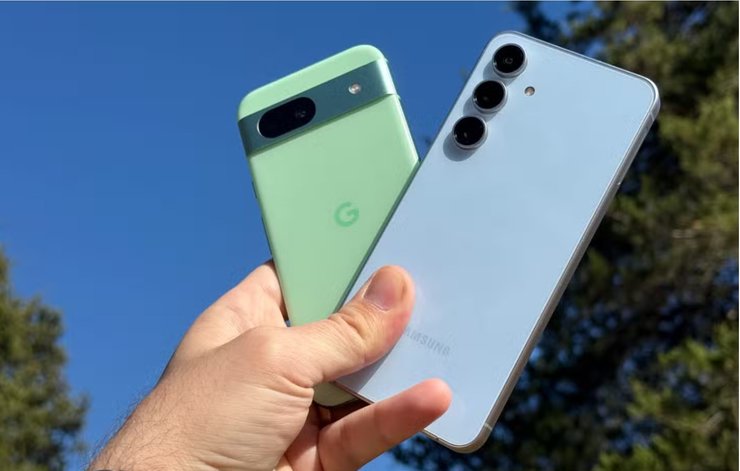 Google Pixel 8a, смартфоны, Samsung Galaxy A36