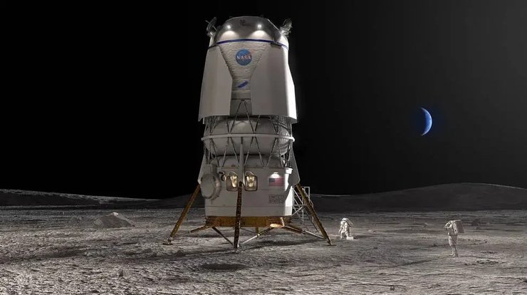 лунный посадочный модуль Blue Moon
