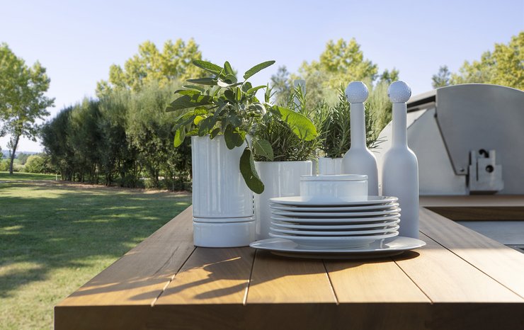 уличная кухня, кухня на участке, кухня-остров