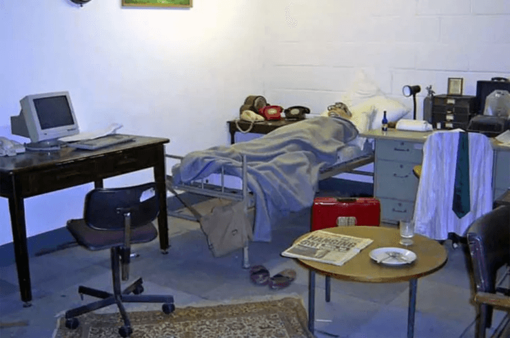 Дом с бункером внутри, обычный дом, дом с тайной, бункер под домом, холодная война, тайное убежище, бункер Судного дня, музей, владелец бункера