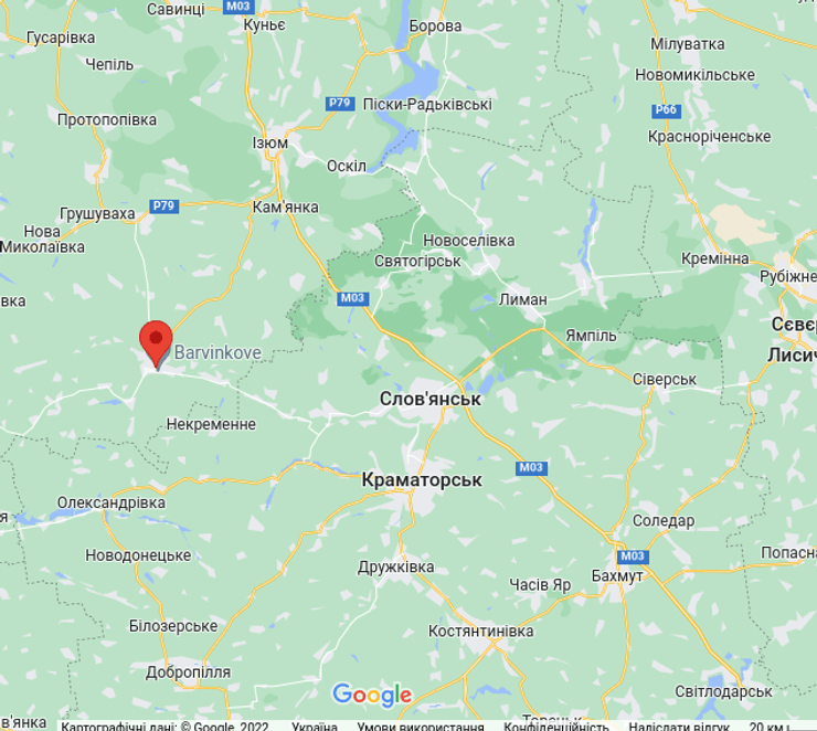 обстрелы барвинково