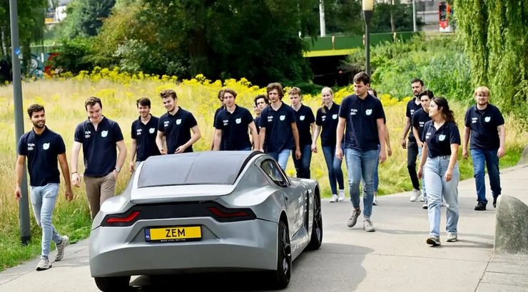 Спортивный электромобиль, электромобиль Zem, концепт-кар, авто с солнечными батареями, улавливание углерода