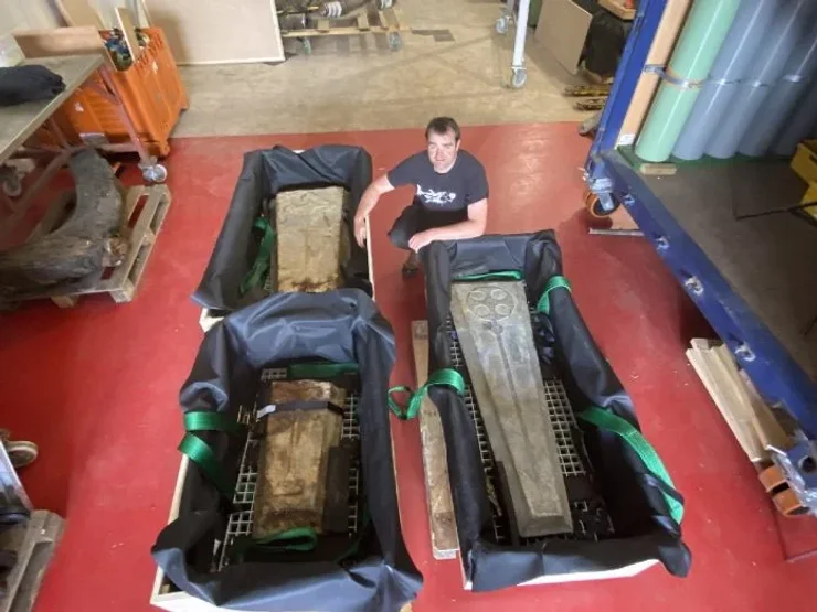 мрамор, плита, корабль, судно, археологи, археология, Дорсет, Средневековье, камень, известняк