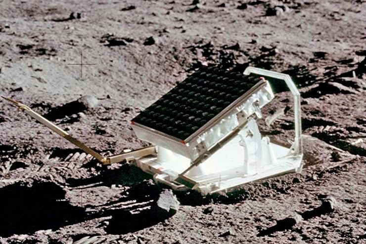 кутові відбивачі Місяць, відбивачі на Місяці