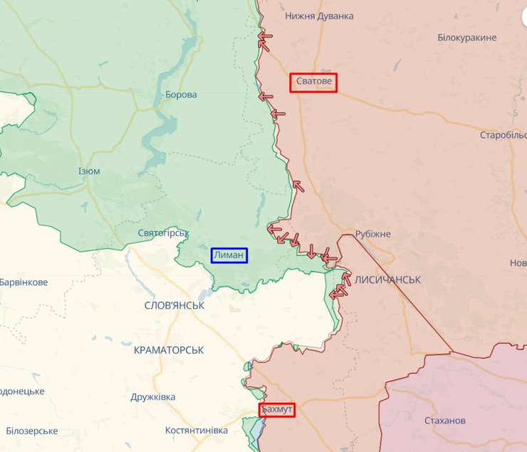 ситуація на лінії фронту