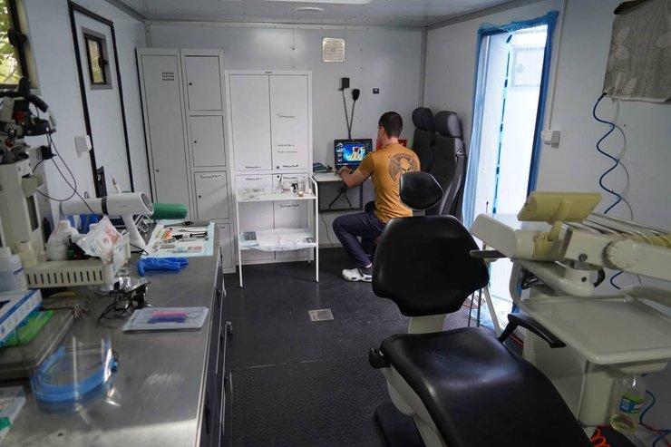 Покровское направление, новости с фронта, видео с фронта, НГУ, Нацгвардия, Национальная гвардия Украины, гвардейцы, нацгвардейцы, Спартан, бригада Спартан, стоматология, стоматологическая помощь