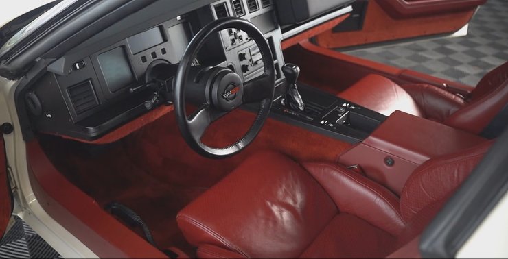 Салон Chevrolet Corvette C4, Chevrolet Corvette 1984, Chevrolet Corvette C4