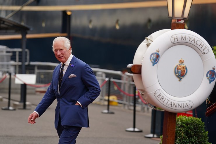 яхта британия, королевская яхта, король чарльз, медовый месяц дианы